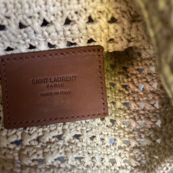 YSL LE 5 A 7 IN RAFFIA CROCHET !!! SOLD !!! - Picture 2 of 10